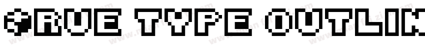 True type outlines字体转换